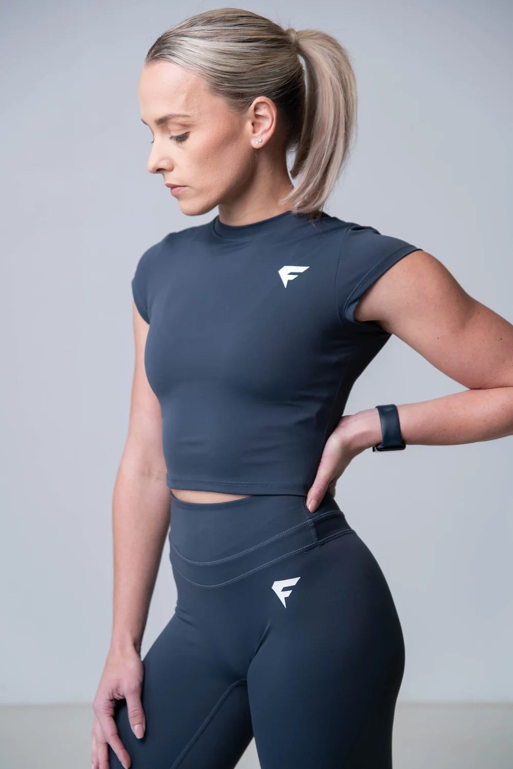 Origin Short Sleeve Top - Granite