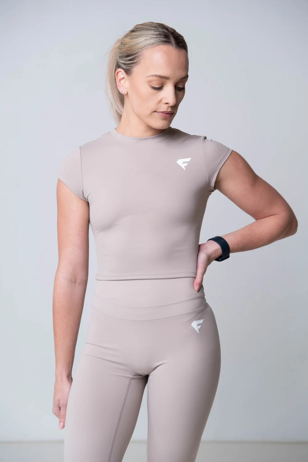 Origin Short Sleeve Top - Soft Nude